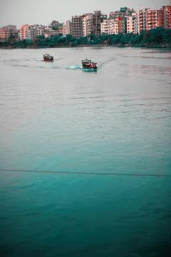 The boats on the beach Stock Photos