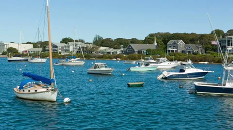 Boats - Cape Cod Video stock 30565773