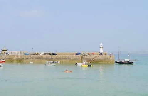 Boats in cornwall Stock Photos