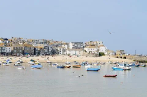 Boats in cornwall Stock Photos