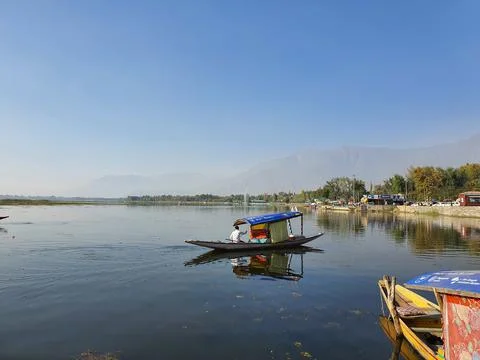 Boats in dal Stock Photos