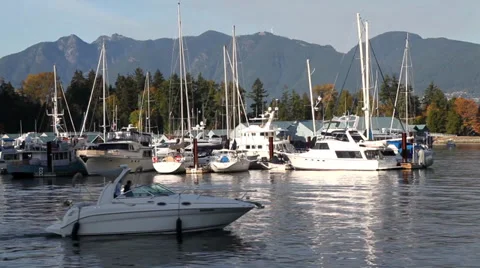 Boats at the dock 02 Stock Footage 30115921
