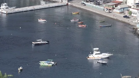 Boats at dock 2 스톡 동영상 84230565