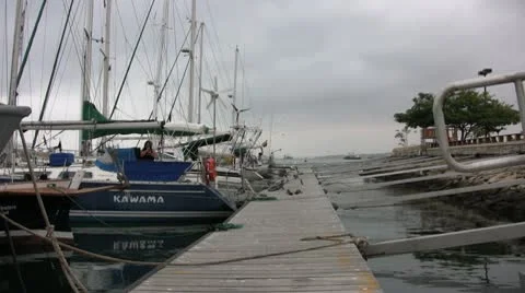 Boats at Dock Видео 10684336