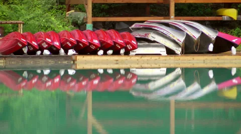 Boats on a Dock 스톡 동영상 32141641