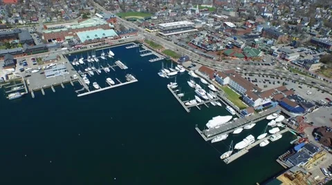 Boats in Dock Stock Footage 50795364