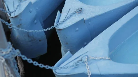 Boats at dock 库存影片 62779367