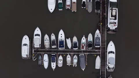 Boats dock. Stock Footage 329564565
