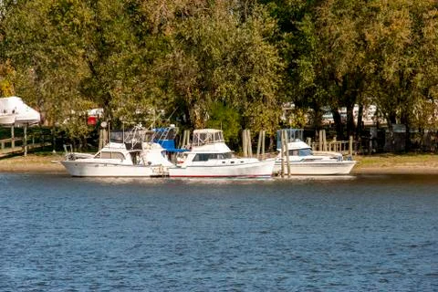 Boats at the dock Stock Photos