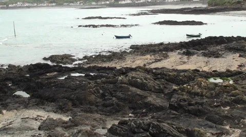 Boats during Tide Stock Footage 38281366