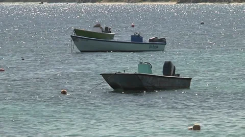 Boats floating together Stock-Footage 33255790
