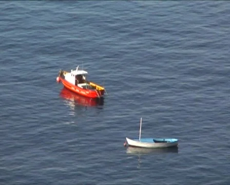 Boats in front of Positano 스톡 동영상 372798