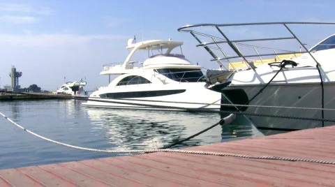 Boats at Harbor. 動画素材 481242