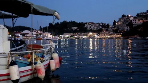 Boats in the harbor Stock Footage 112711306