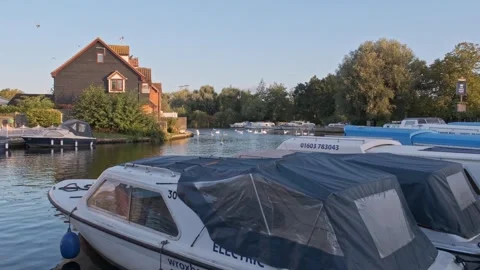 Boats for hire Vídeo Stock 251596337