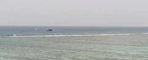 Boats in the Indian ocean. Waves Stock Footage 101231652
