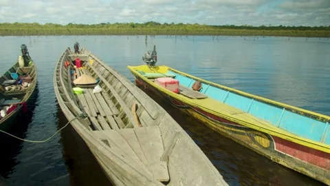 Boats in Indonesia Stock Footage 205856552
