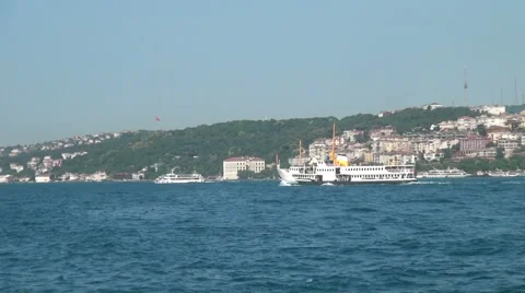 Boats in Istanbul Stock Footage 46257402