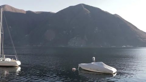 Boats on the lake Stock Footage 171064066