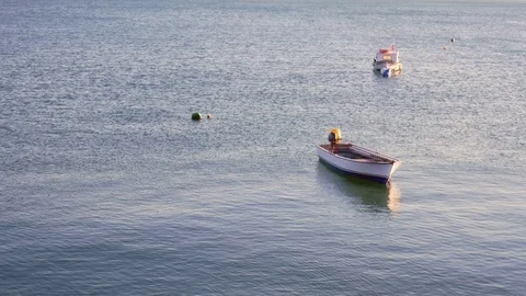Boats on Marmara Stock Footage 83371177