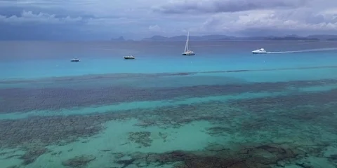 Boats on the Mediterranean Stock Footage 98383333
