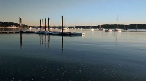 Boats moored at dusk (4 of 4) Stock-Footage 32302272