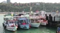 Boats near Pattaya bay, Gulf of Siam, Thailand HD Footage