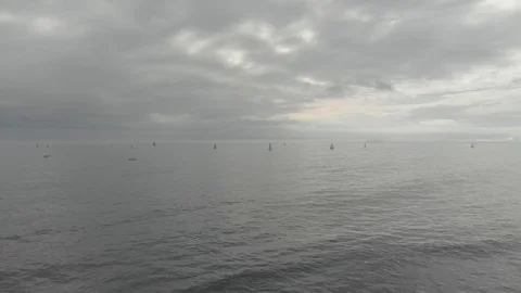 Boats on the ocean Stock Footage 108070278