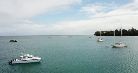 Boats in Paradise 库存影片 129704237