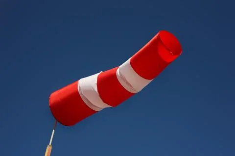 Boats parking - Wind direction indicator Stock Photos