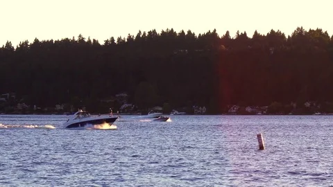 Boats racing Video stock 79752313