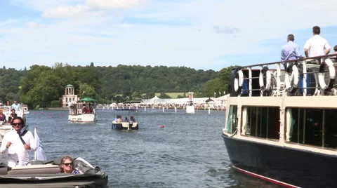Boats on river 1 Stock Footage 47527790