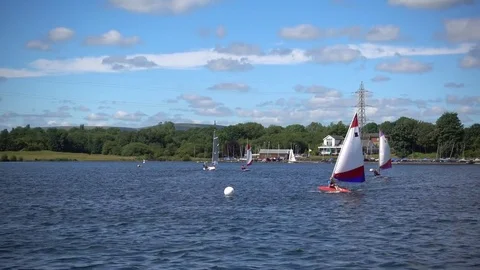 Boats sailing Stock Footage 77576105
