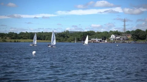 Boats sailing Stock Footage 77576113