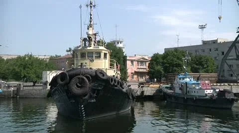 Boats on the sea Video stock 11957725