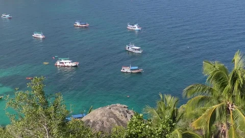 Boats at sea Stock Footage 112710154