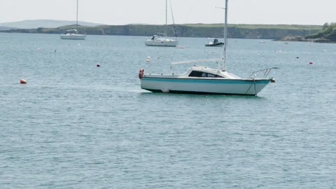 Boats in the sea Stock Footage 311008446