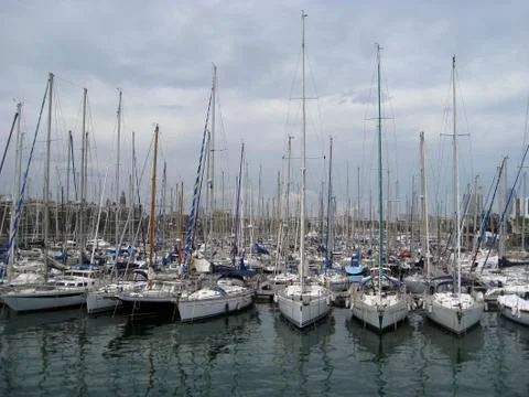 Boats in spain Stock Photos