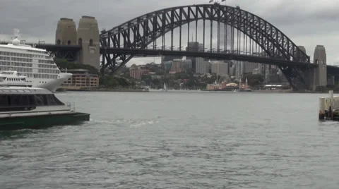 Boats on Sydney Harbour Stock Footage 36085466