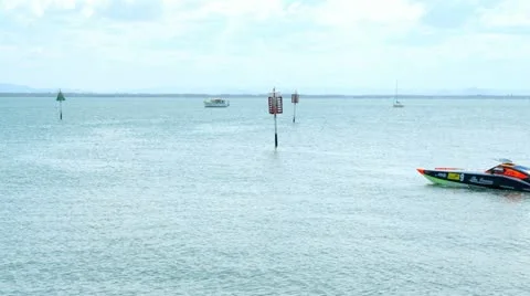 Boats Timelapse Stock Footage 12106231