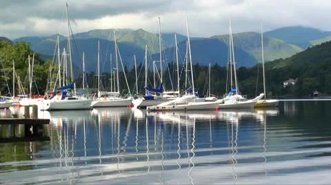 Boats tranquility Stock Footage 11816126