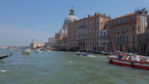 Boats of Venice. 4K Stock Footage 106765342