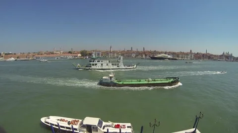 Boats in Venice 库存影片 51678029