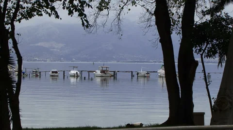 Boats on water in Croatia Split Stockbeeldmateriaal 33986901