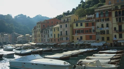 Boats on the water Stock Footage 76029675