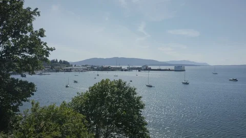 Boats on the water Stock Footage 112265206