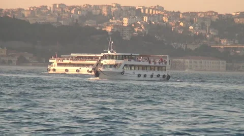 Boats on The Way Stock Footage 46261210