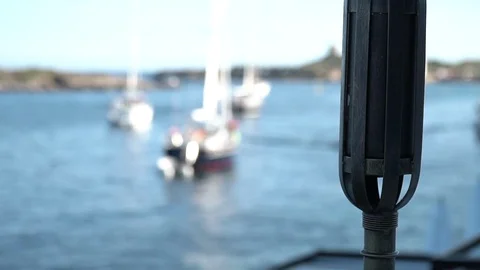 Boats within the bay Stock Footage 127869500