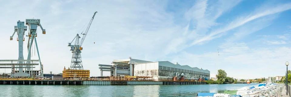 Boatyard Foto stock
