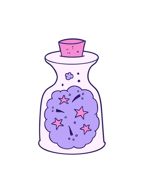 Bob and pause animation of cartoon magic potion Stock Footage 324251332